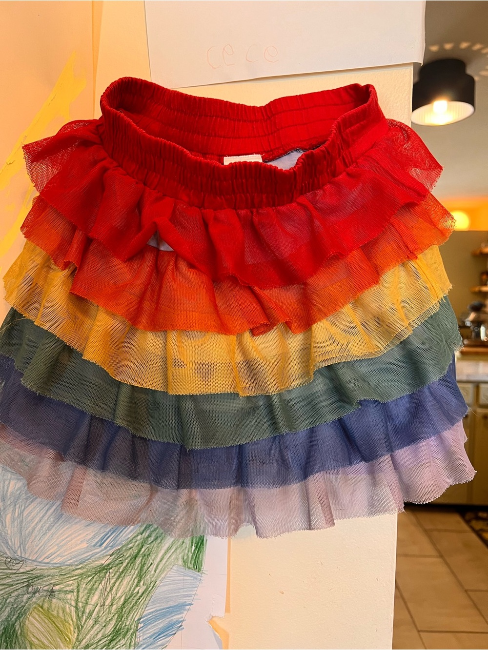 Hanna Andersson rainbow skirt